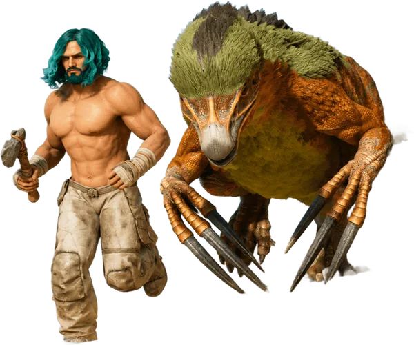 ARK Survival Ascended character hero ARK Survival Ascended cheat loader and menu preview